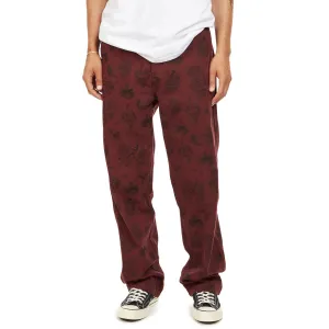 CCS Original Relaxed Toile Chino Pants - Oxblood