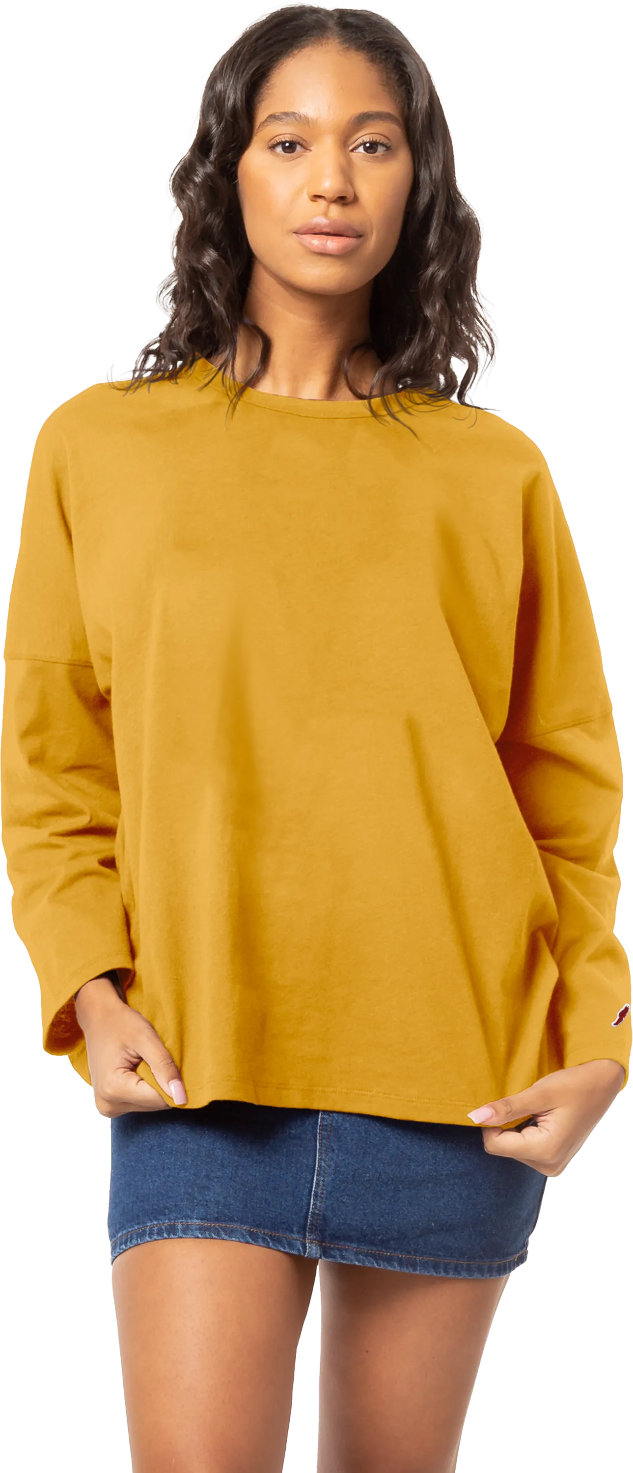 CCW145 Clothesline Cotton Oversized LS Tee