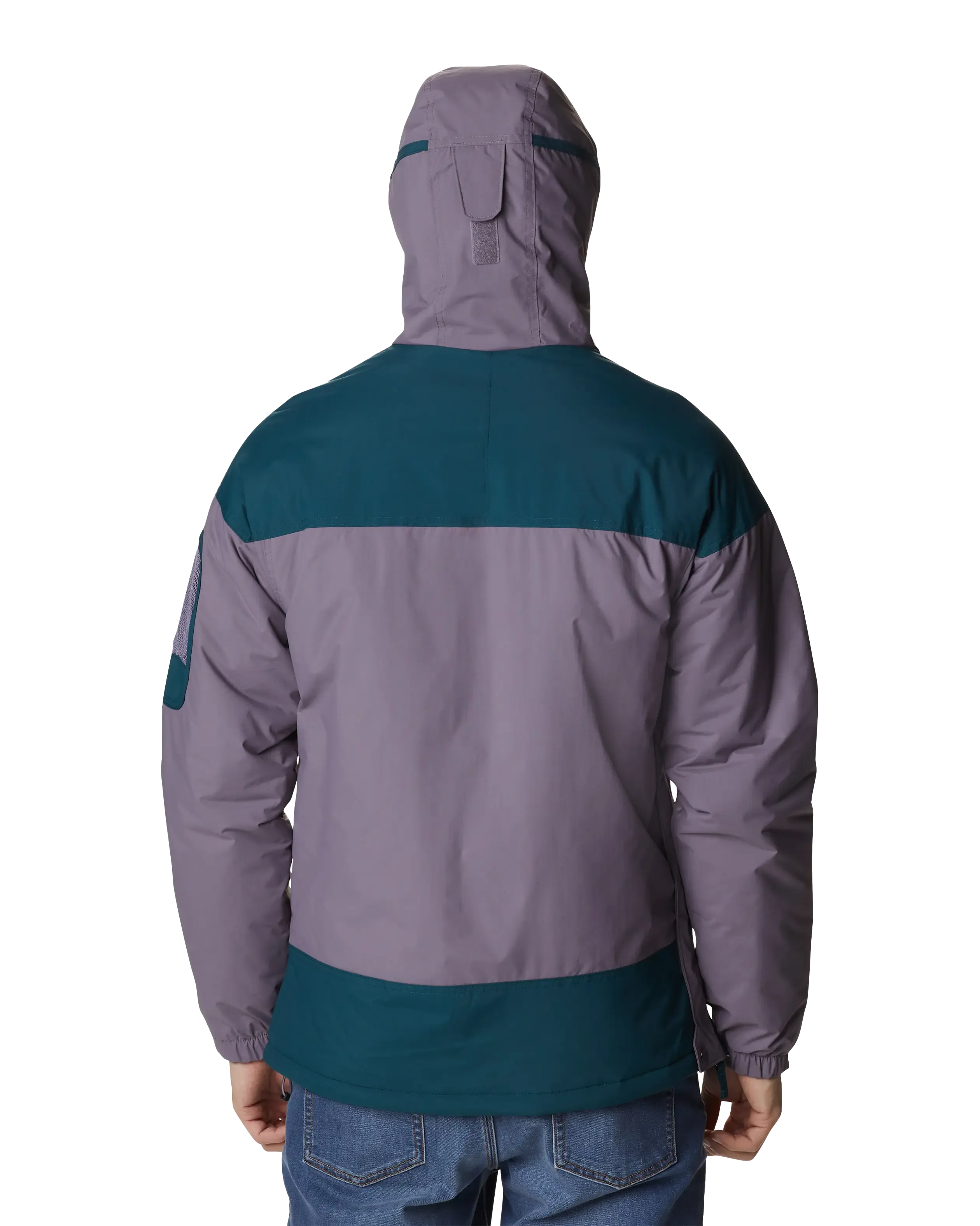 Challenger Pullover Jacket in Granite Purple & Night Wave