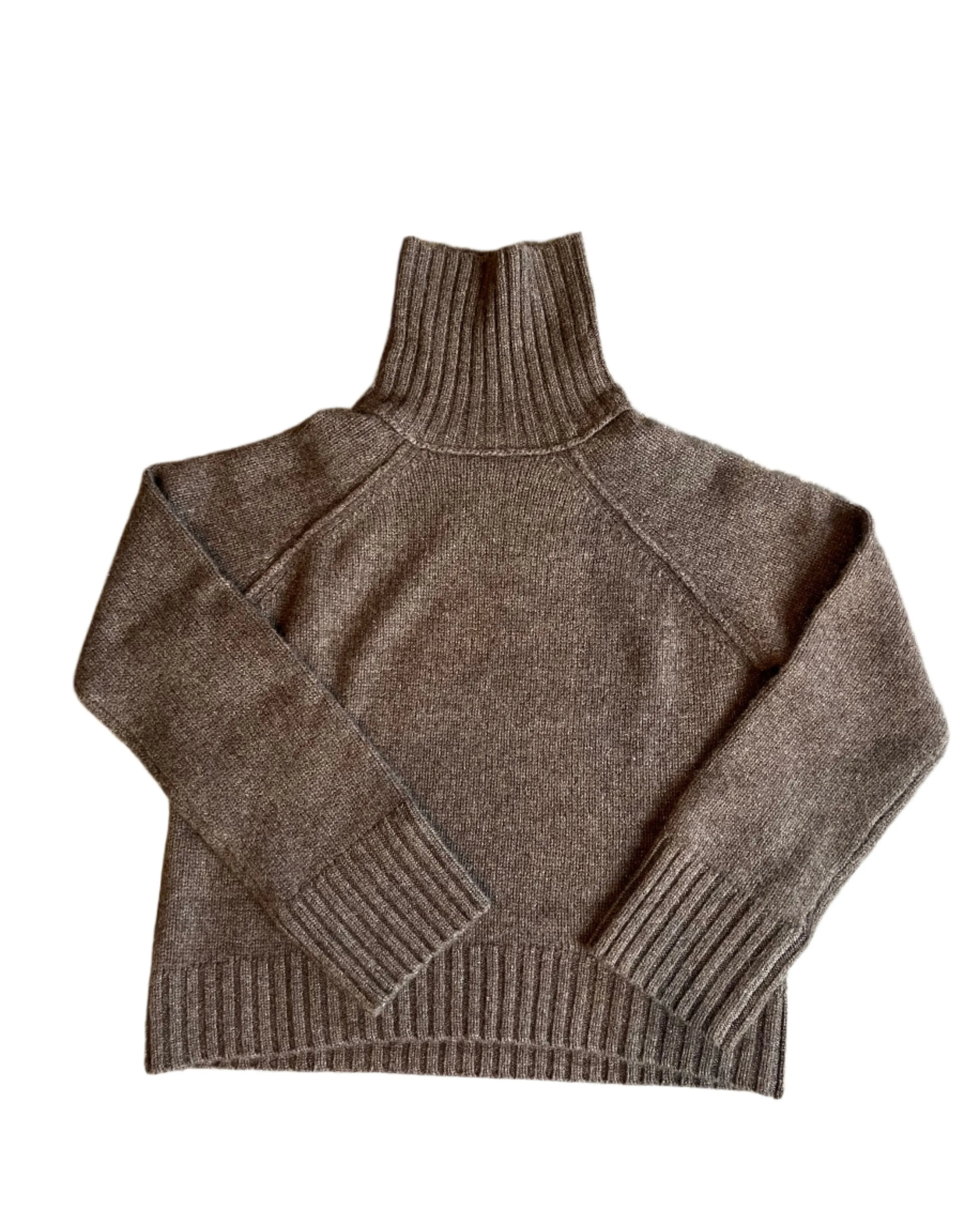 Chunky Turtleneck | Suede