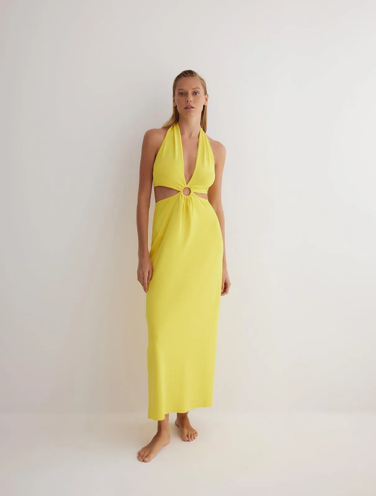 Clemence Yellow Dress