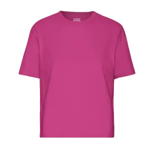 Colorful Standard W Organic Boxy Crop T-Shirt (magenta blaze)