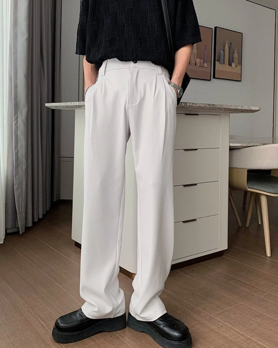 Cool Casual Straight Pants HUD0037