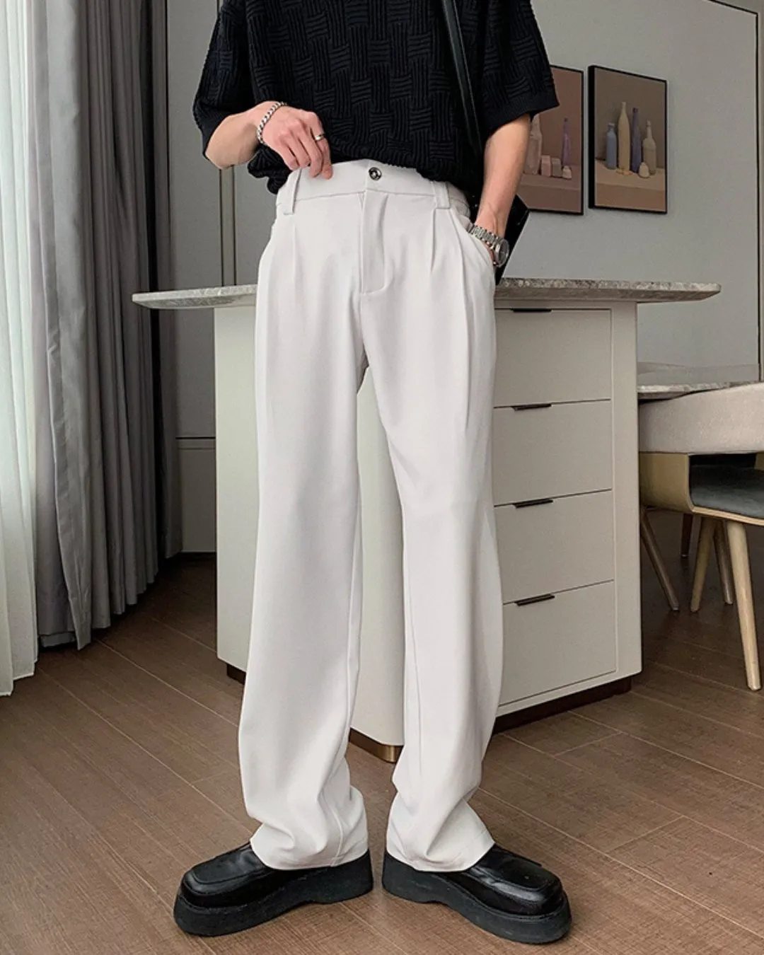 Cool Casual Straight Pants HUD0037