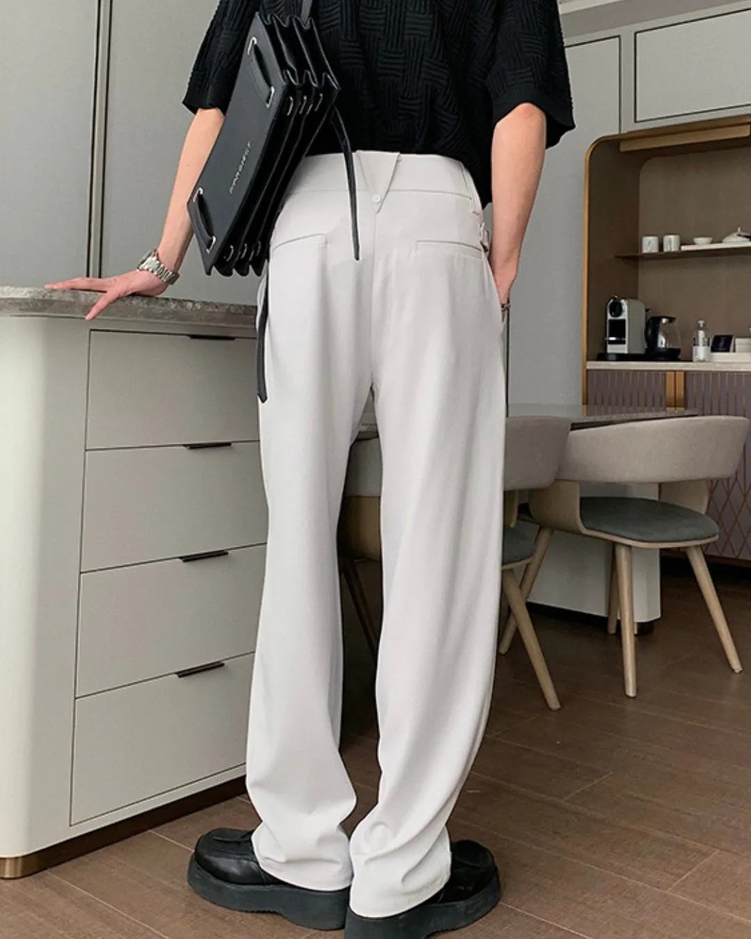 Cool Casual Straight Pants HUD0037