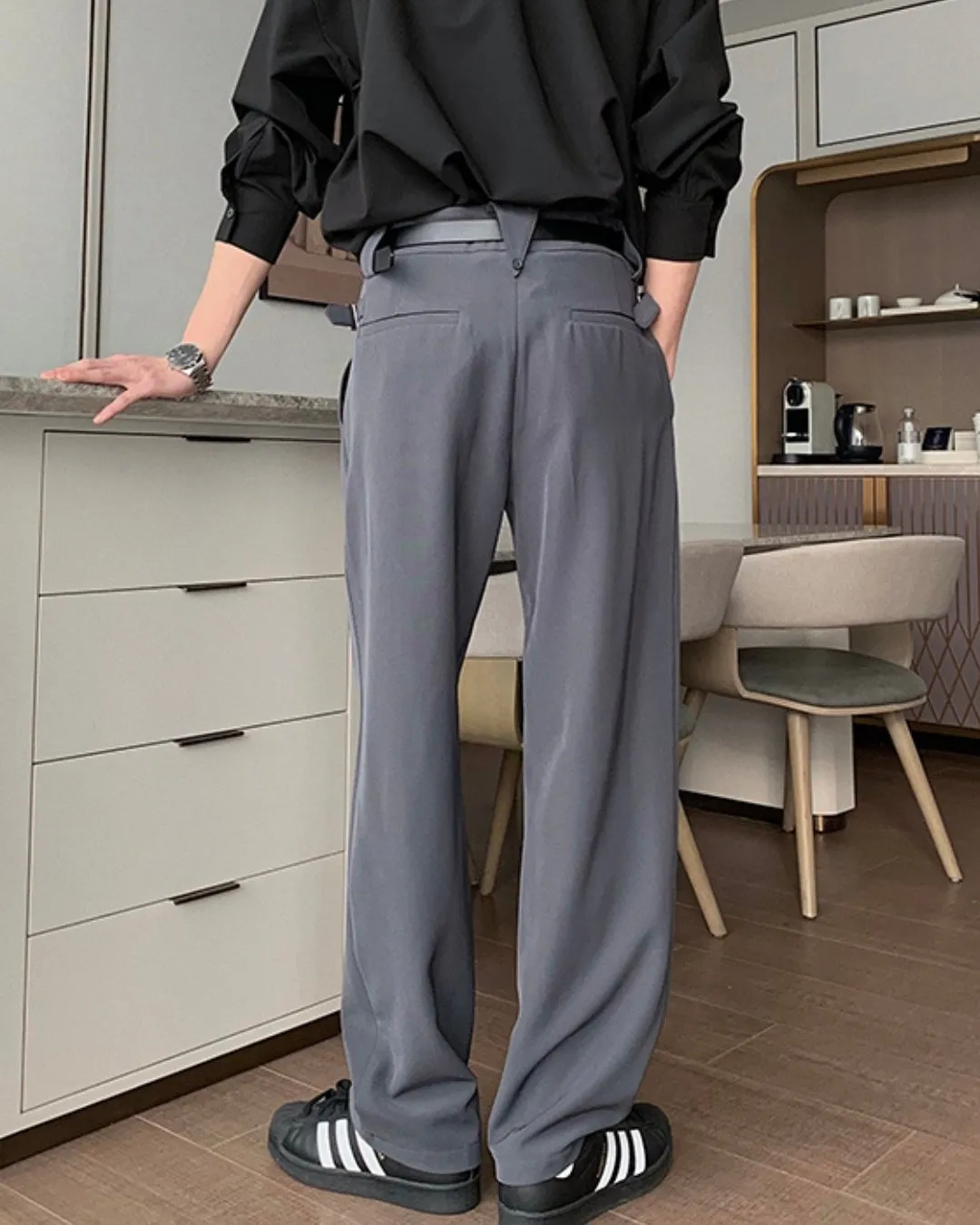 Cool Casual Straight Pants HUD0037