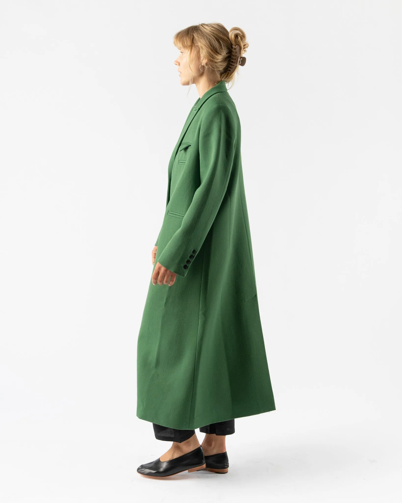 Cordera Light Wool Coat in Pino