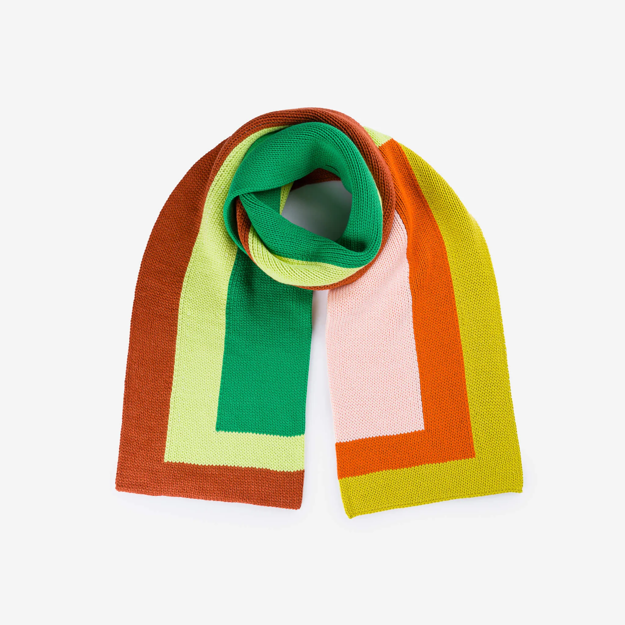 Corner Colorblock Big Scarf