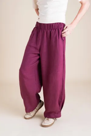 Crescent Moon Pants - Orchid