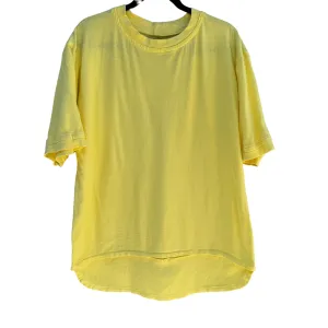 Curt Roberts for J.S. Vintage Yellow Oversized High Low Hemline Tee Shirt