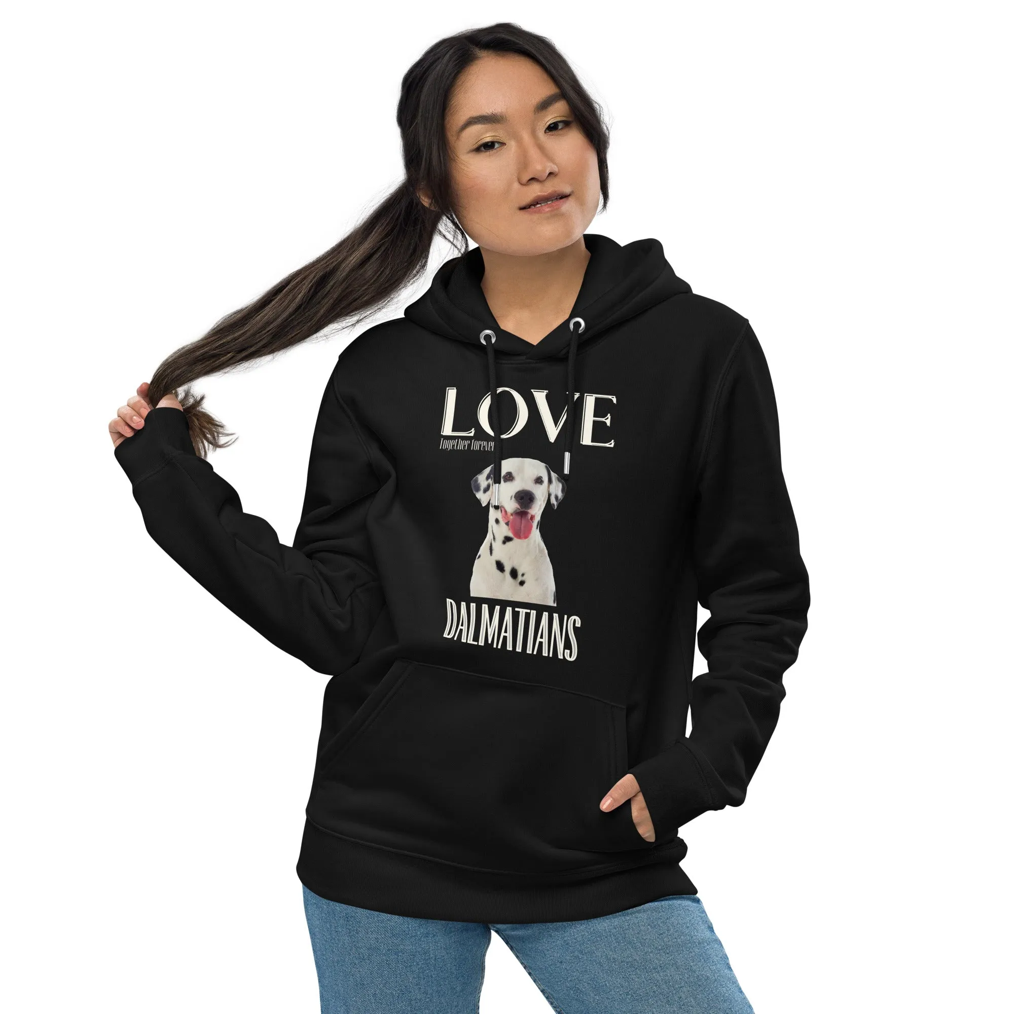 Dalmatians lovers eco hoodie