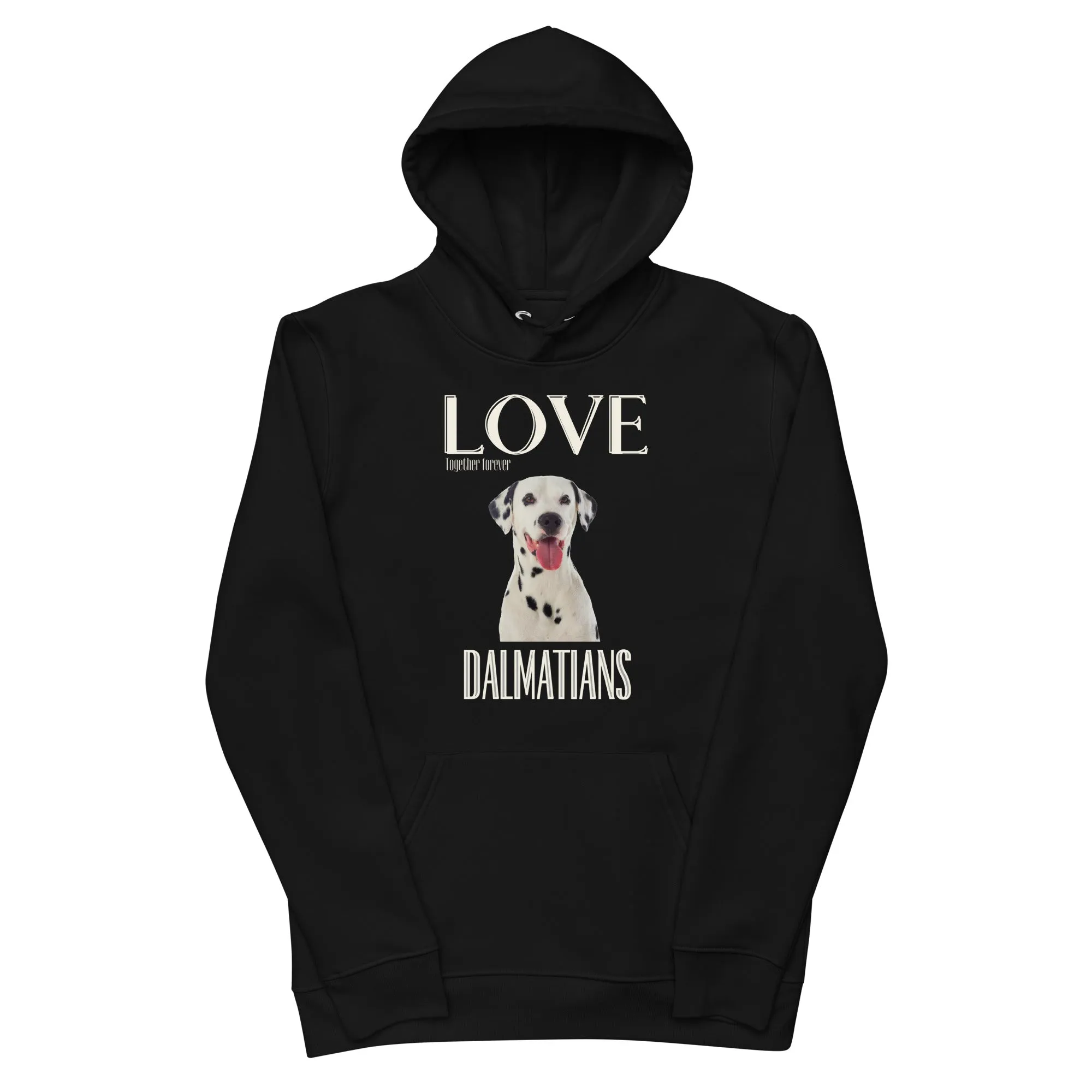 Dalmatians lovers eco hoodie