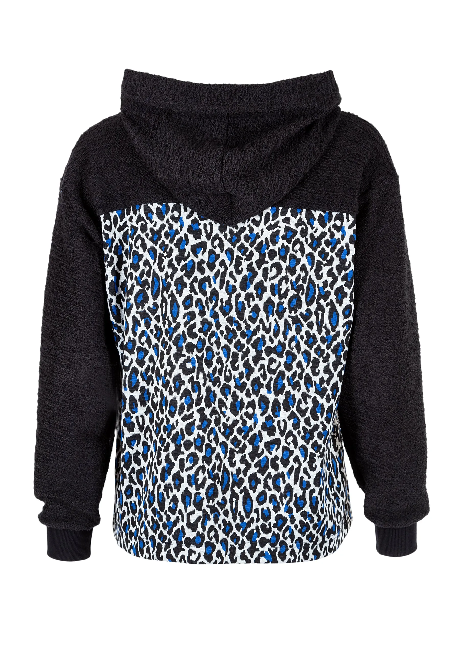 Daria Hoodie Blue Leopard