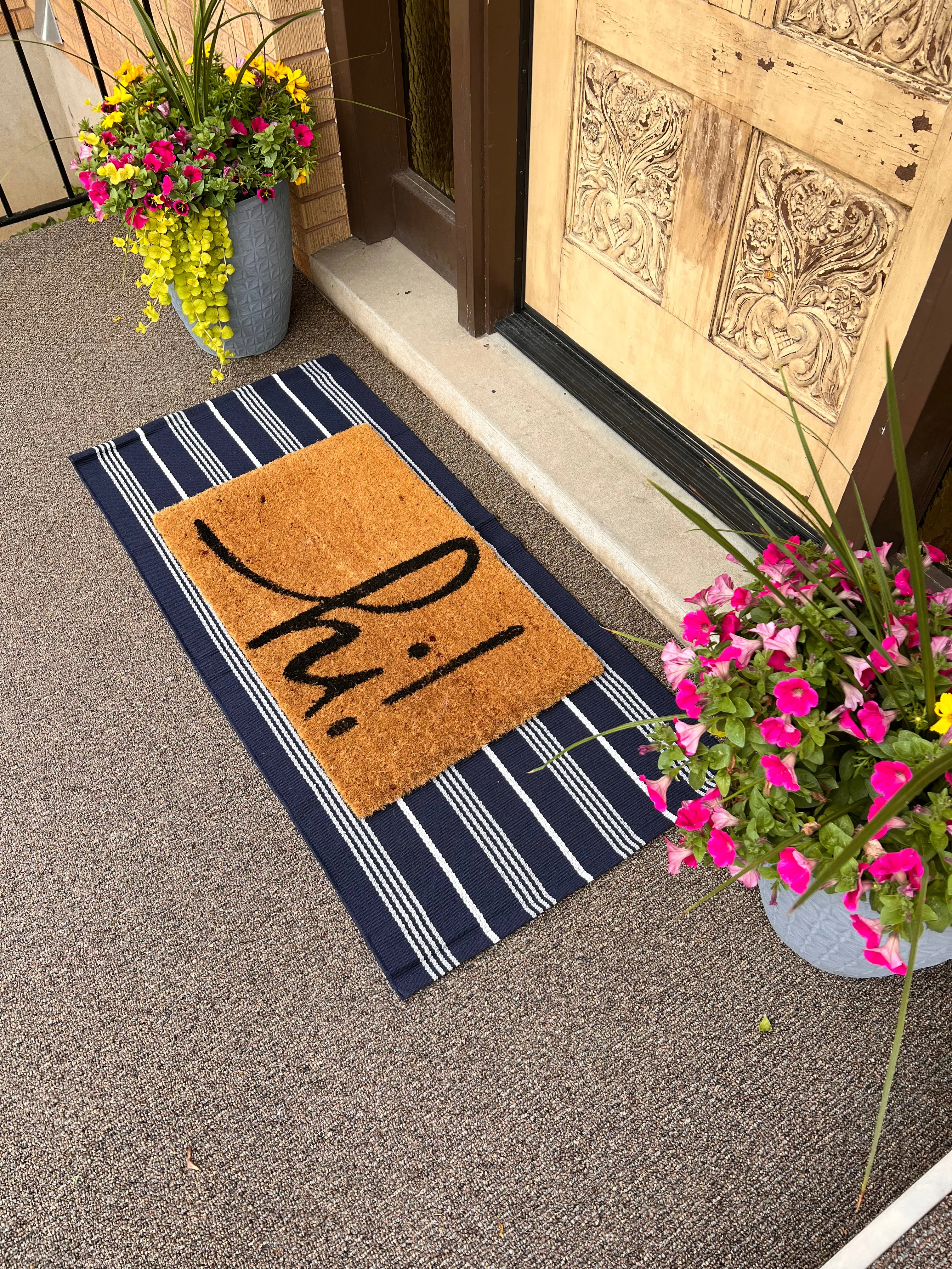 Decorative Indoor/Outdoor Layering Rugs