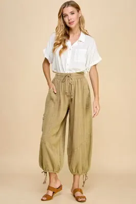 Della Parachute Pants in Camel