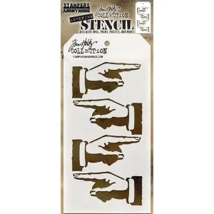 Direction Layering Stencil | Tim Holtz