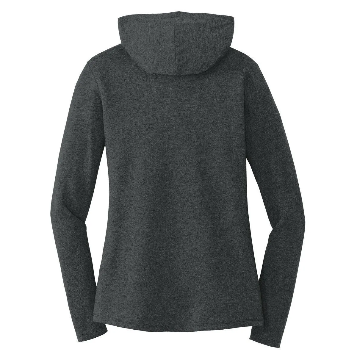 District Made Women's Black Frost Perfect Tri Long Sleeve Hoodie