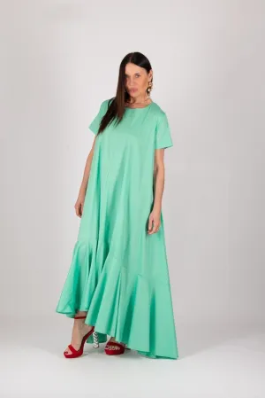 DIVA Mint Long Cotton Summer Dress