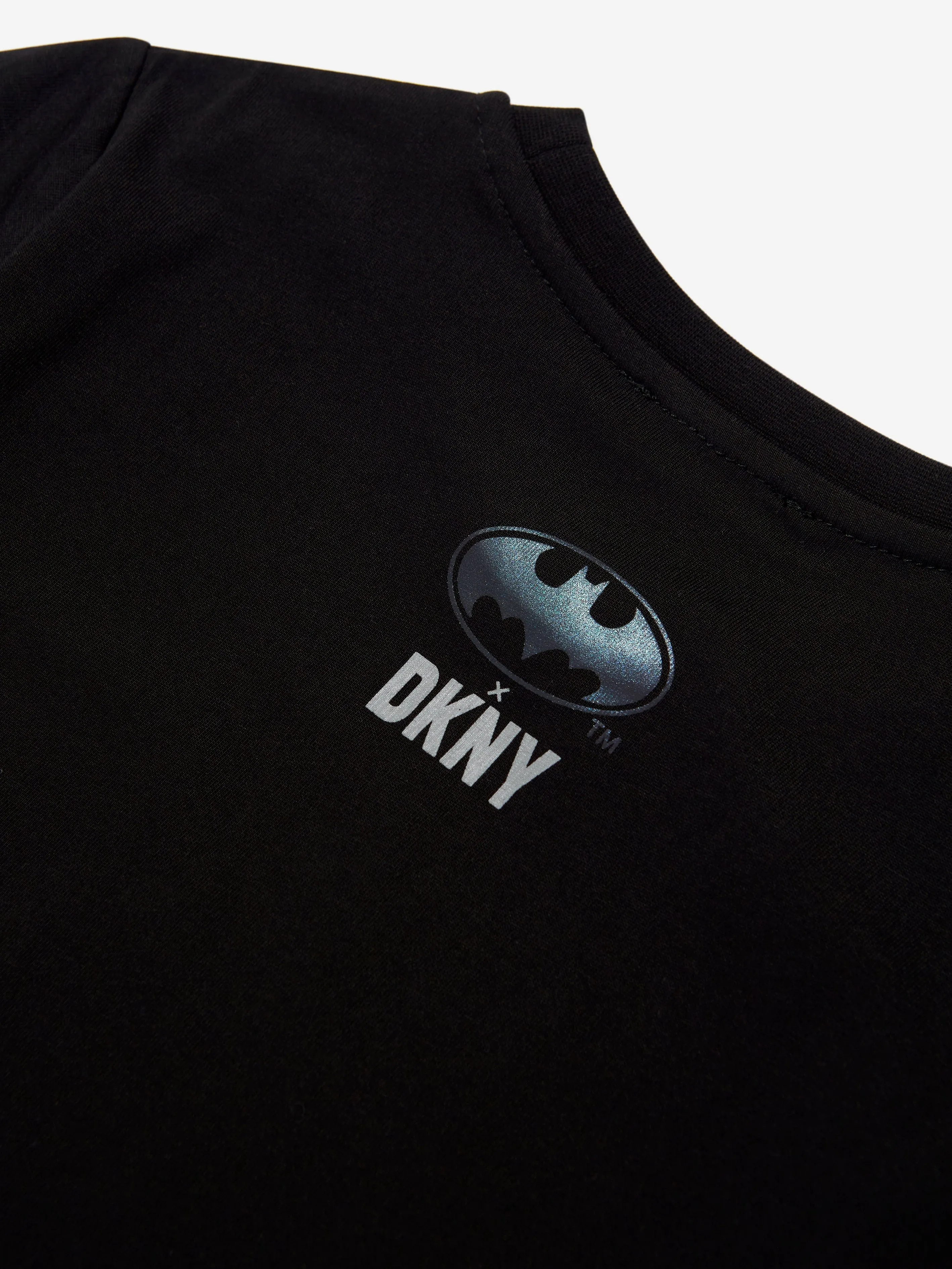 DKNY Kids Batman And Batgirl T-Shirt in Black