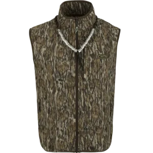 Drake MST Camo Camp Fleece Vest