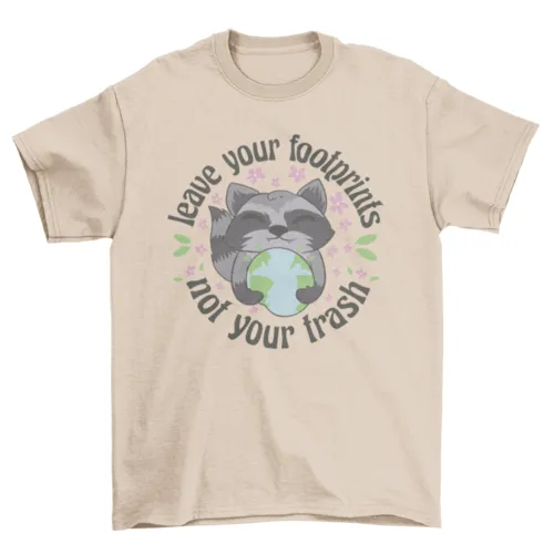 Earth Raccoon T-shirt