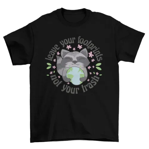 Earth Raccoon T-shirt