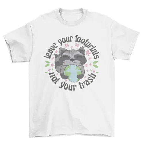 Earth Raccoon T-shirt