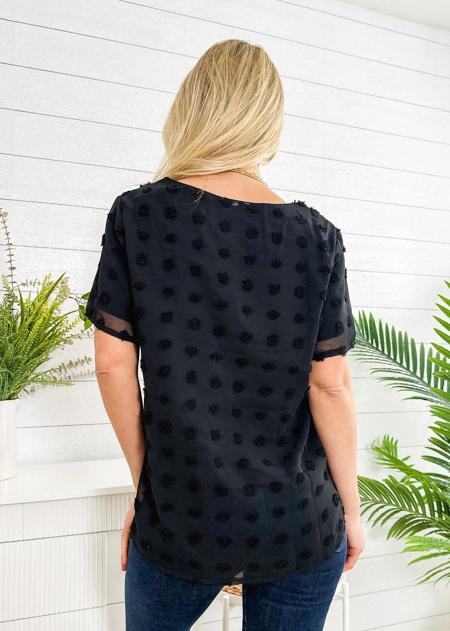 Easy Everyday Clip Dot Blouse