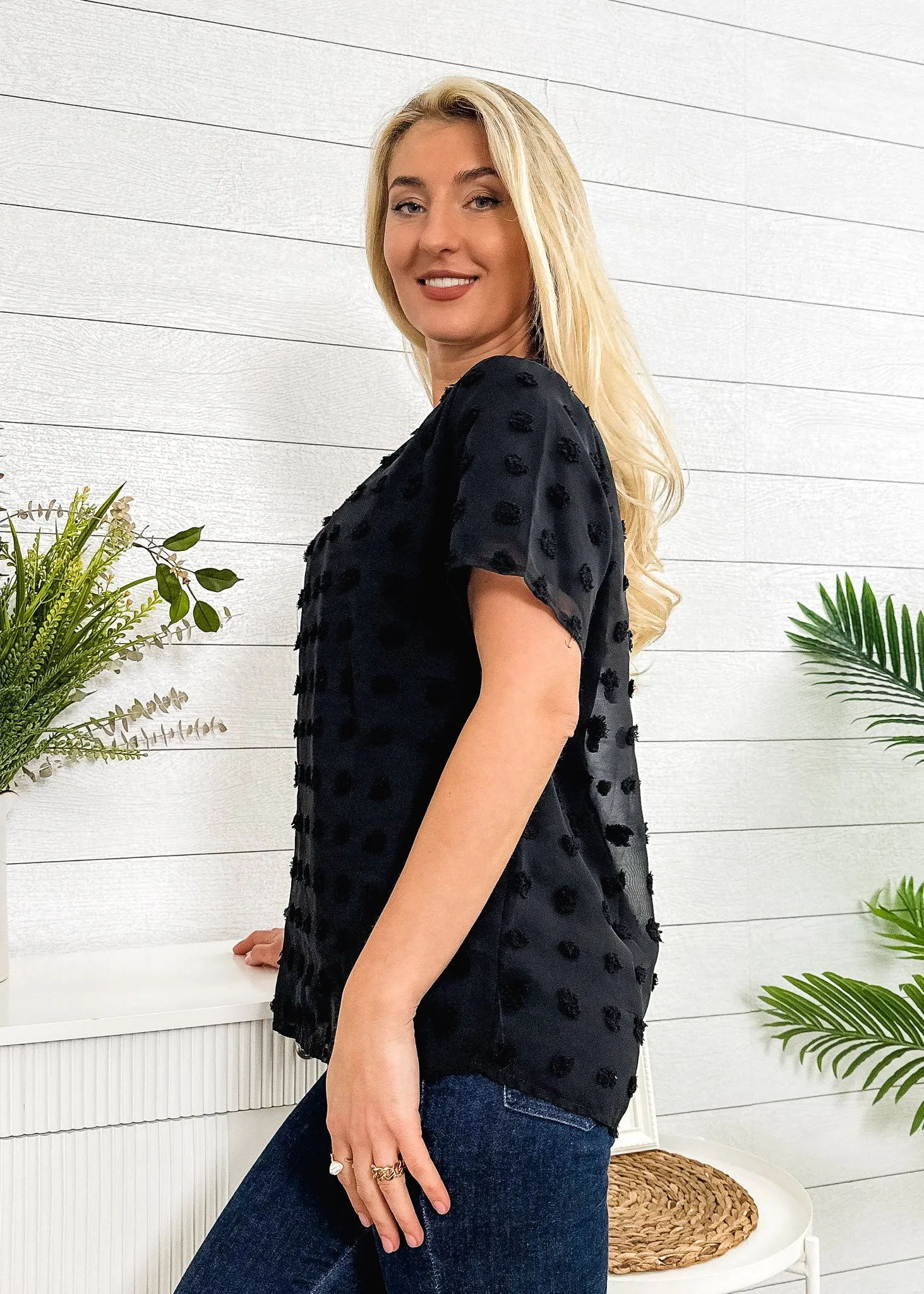 Easy Everyday Clip Dot Blouse