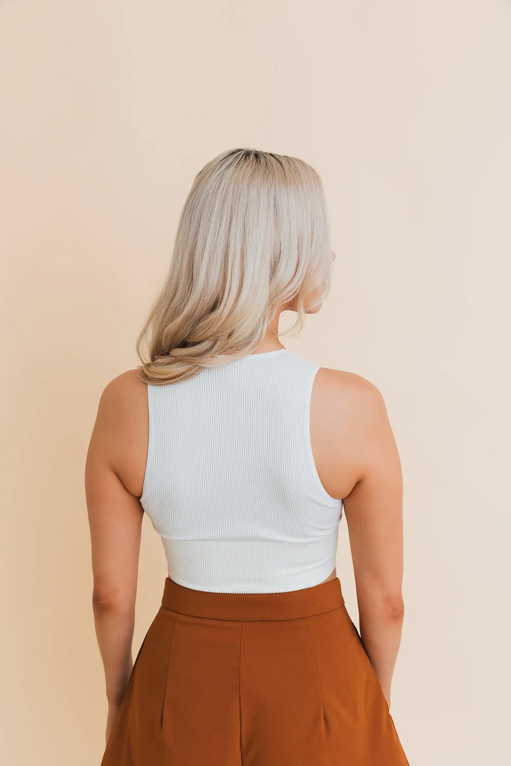 Eco Chic Ribbed Harmony Crop Top