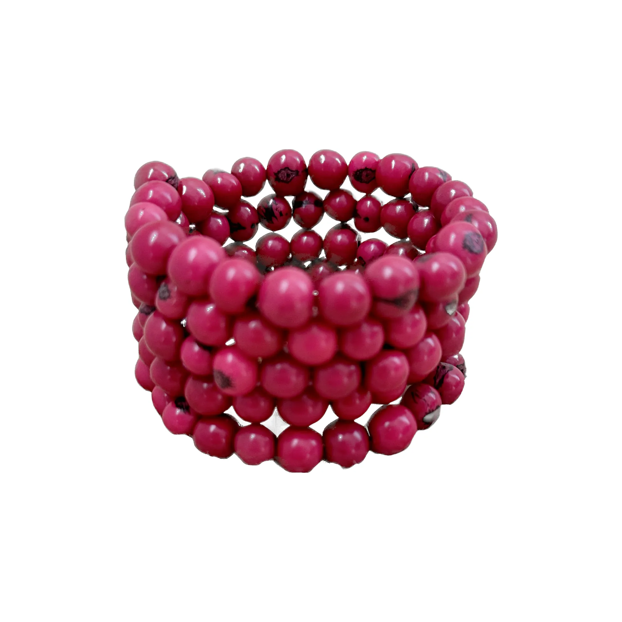 ECO CHIC TAGUA NUT SPIRAL BRACELETS