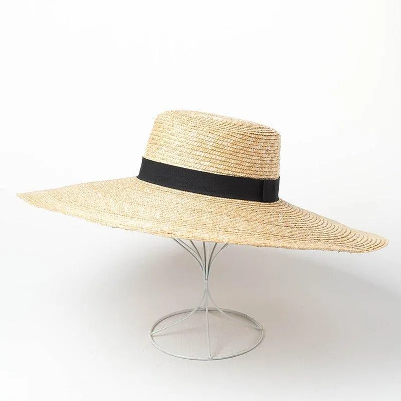 Eco-Friendly Handcrafted Big Brim Straw Beach Hat