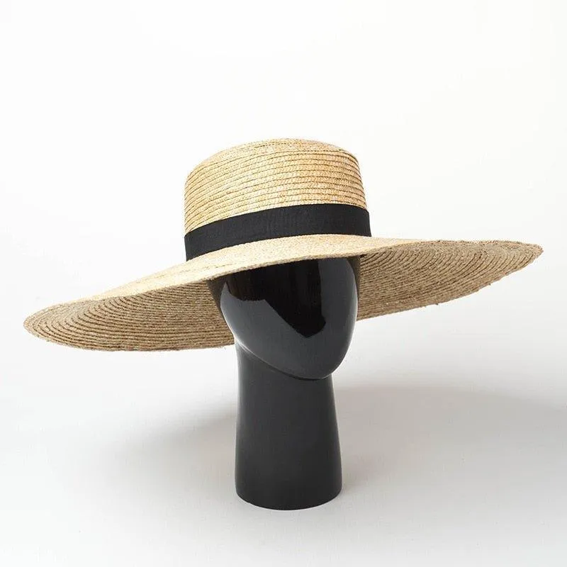 Eco-Friendly Handcrafted Big Brim Straw Beach Hat