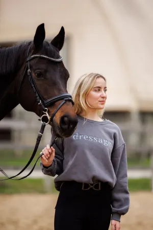 Ellany Grey "DRESSAGE" Sweatshirt - Blue Ombre