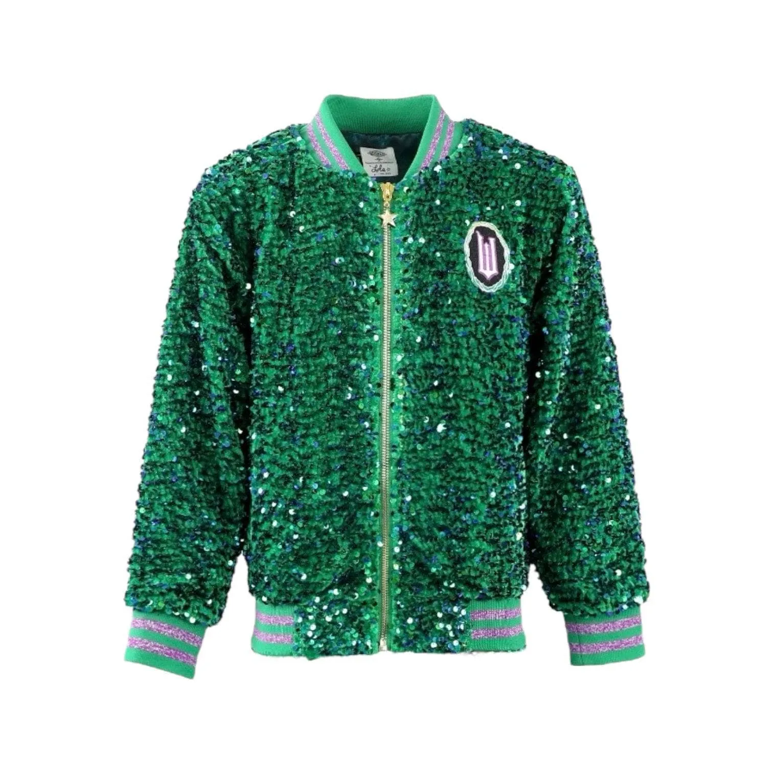 Emerald Elphaba Sequin Bomber