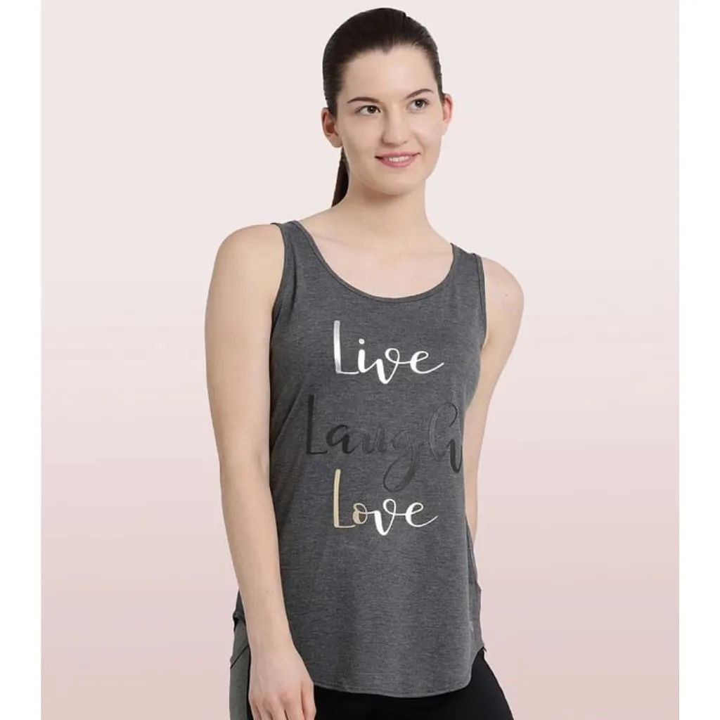 ENAMOR-E041 ATHLEISURE SWING TANK TOP