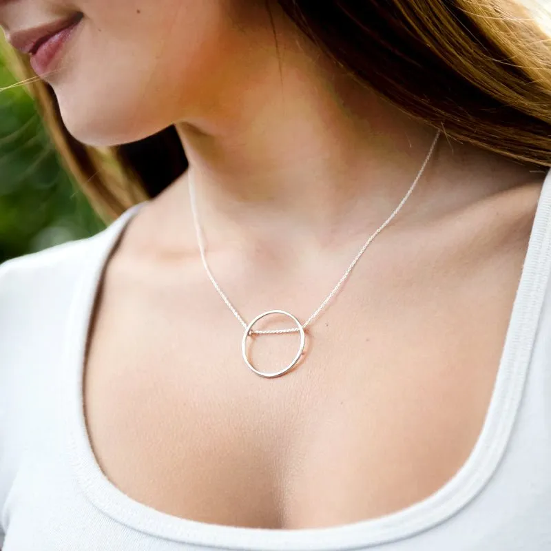 Eternity Necklace - Sterling Silver