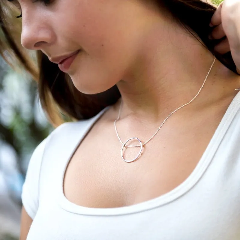 Eternity Necklace - Sterling Silver