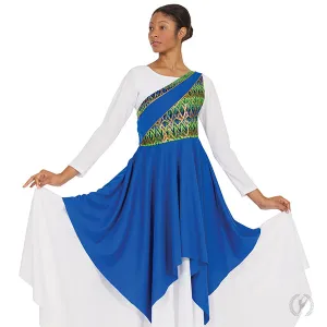 Eurotard 63567 Womens Joyful Praise Asymmetrical Tunic