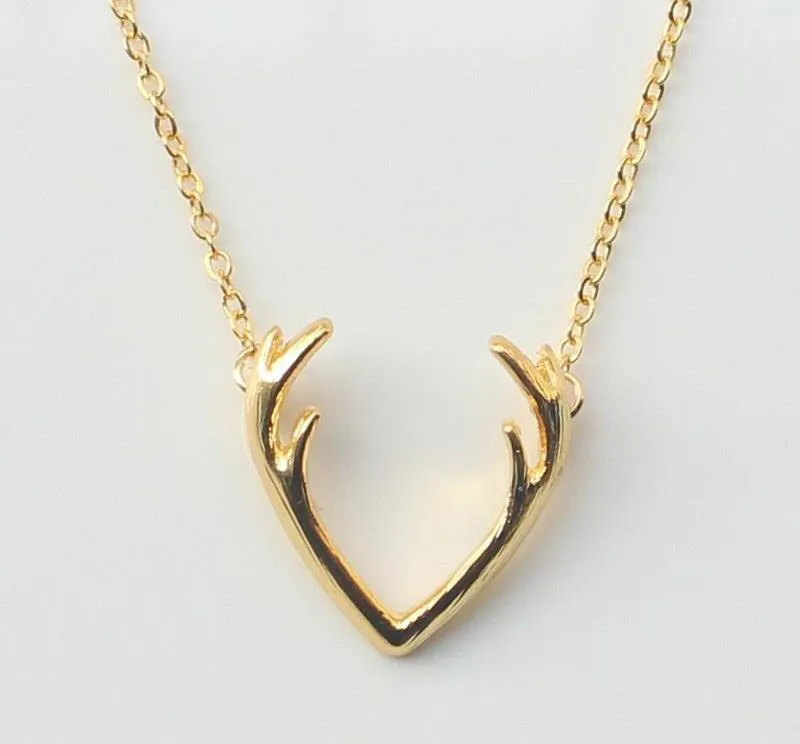 Fashion Deer Horn Necklace