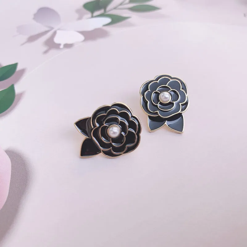 Fashion Flower Stud Earrings