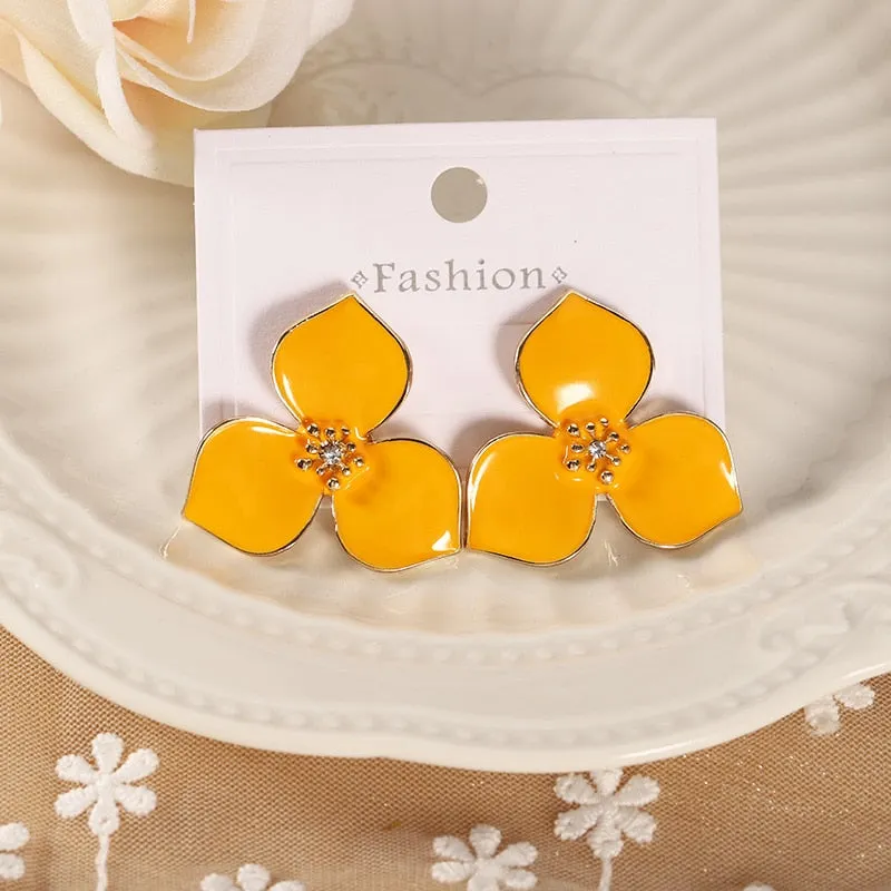 Fashion S925 Flower Earrings