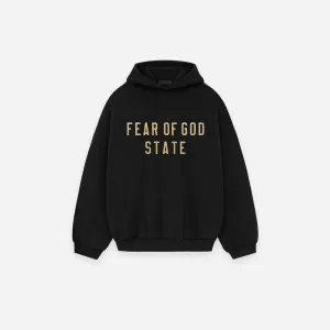 Fear of God Essentials Fleece Hoodie Black