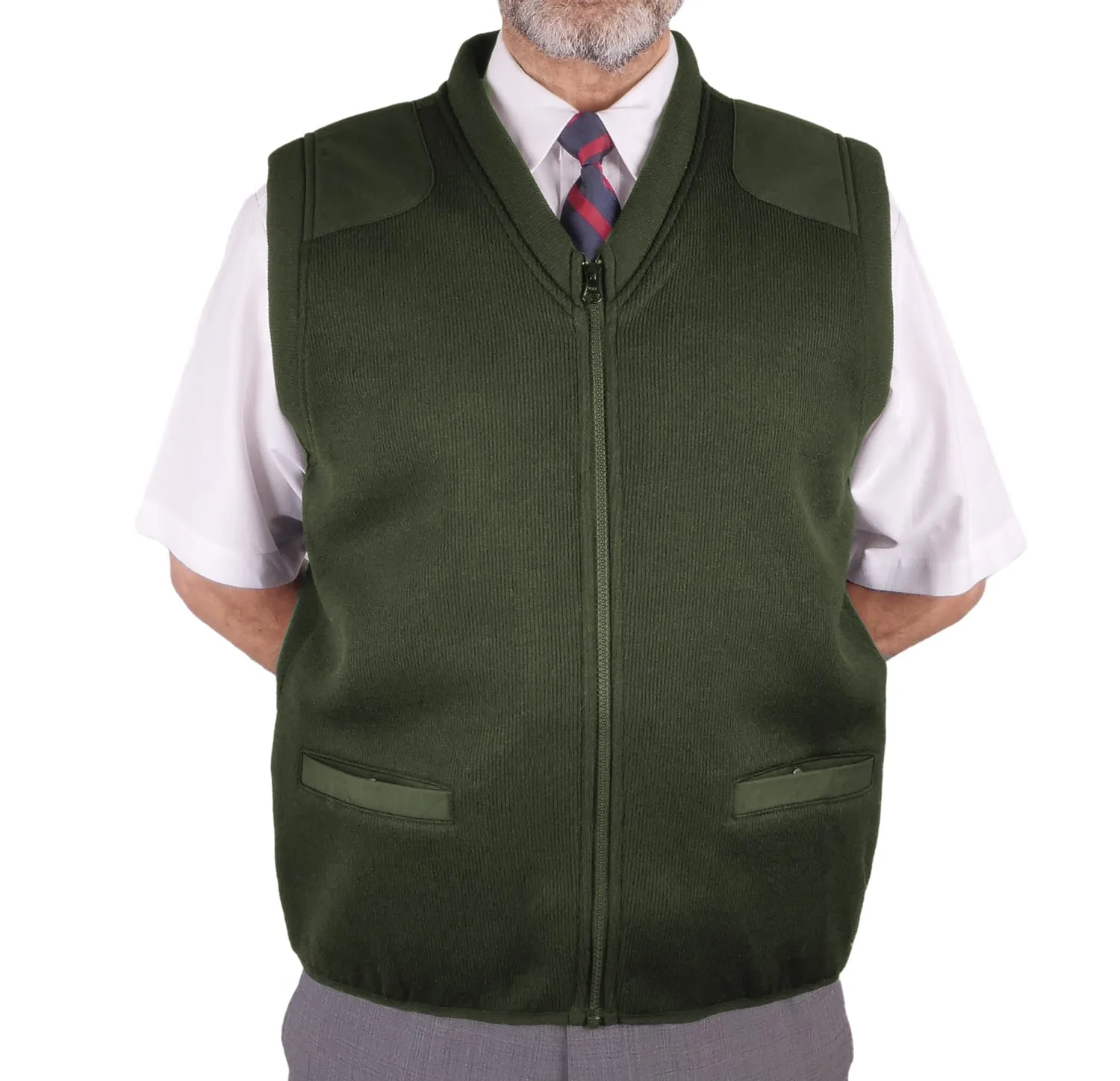 Fleece Lined Zip Front Vest