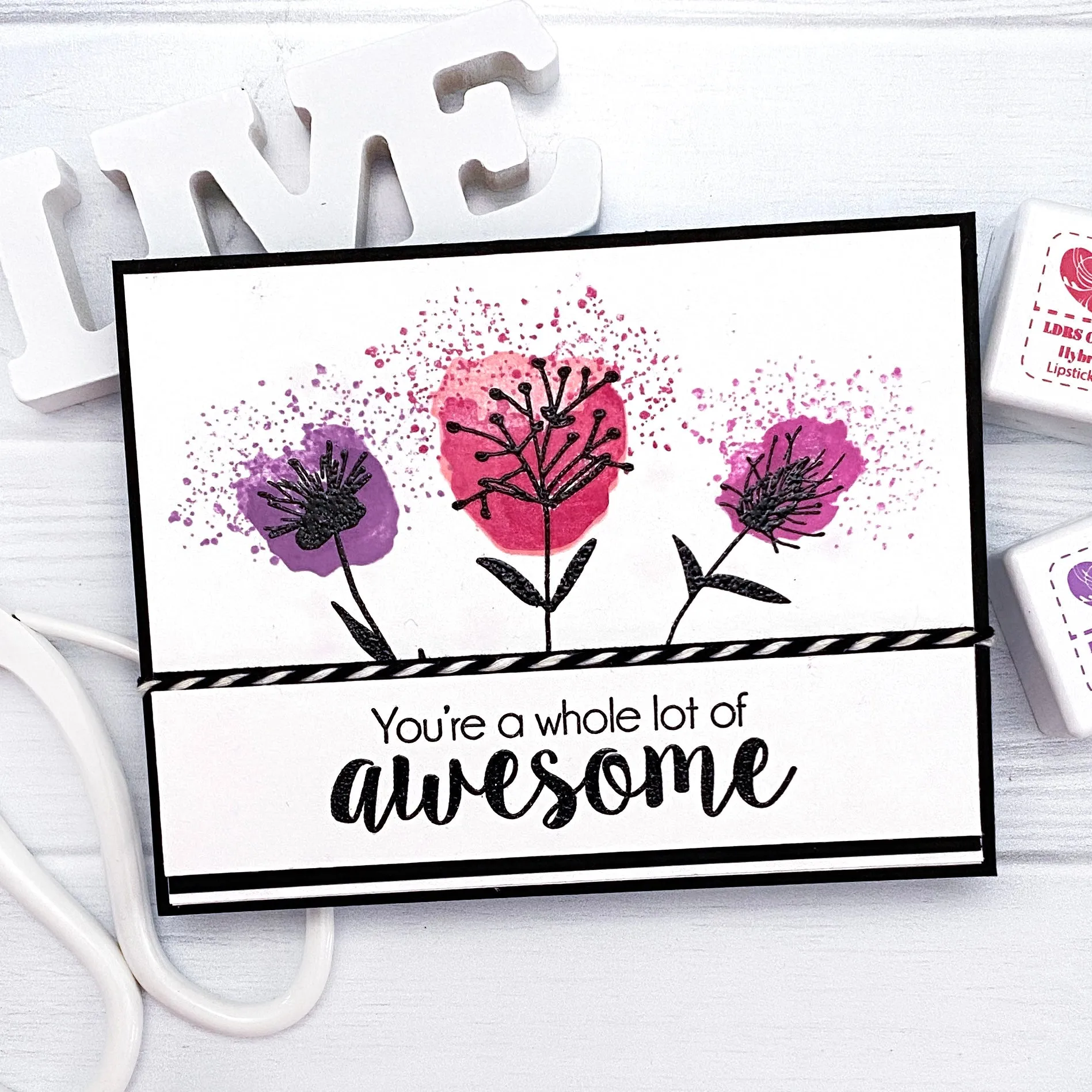 Floral Solid Layering 4x6 Stamps