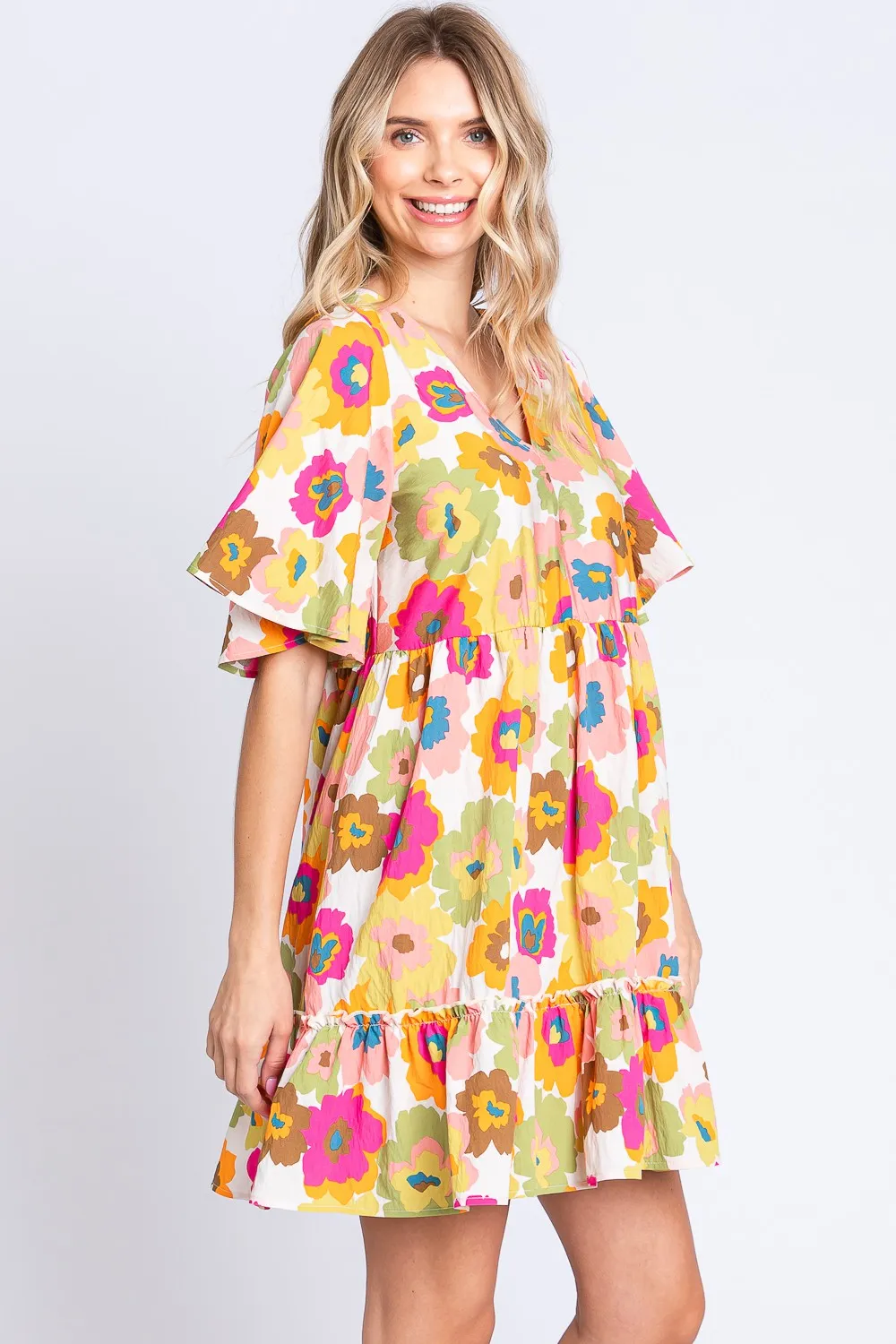 Floral Spring Babydoll Dress