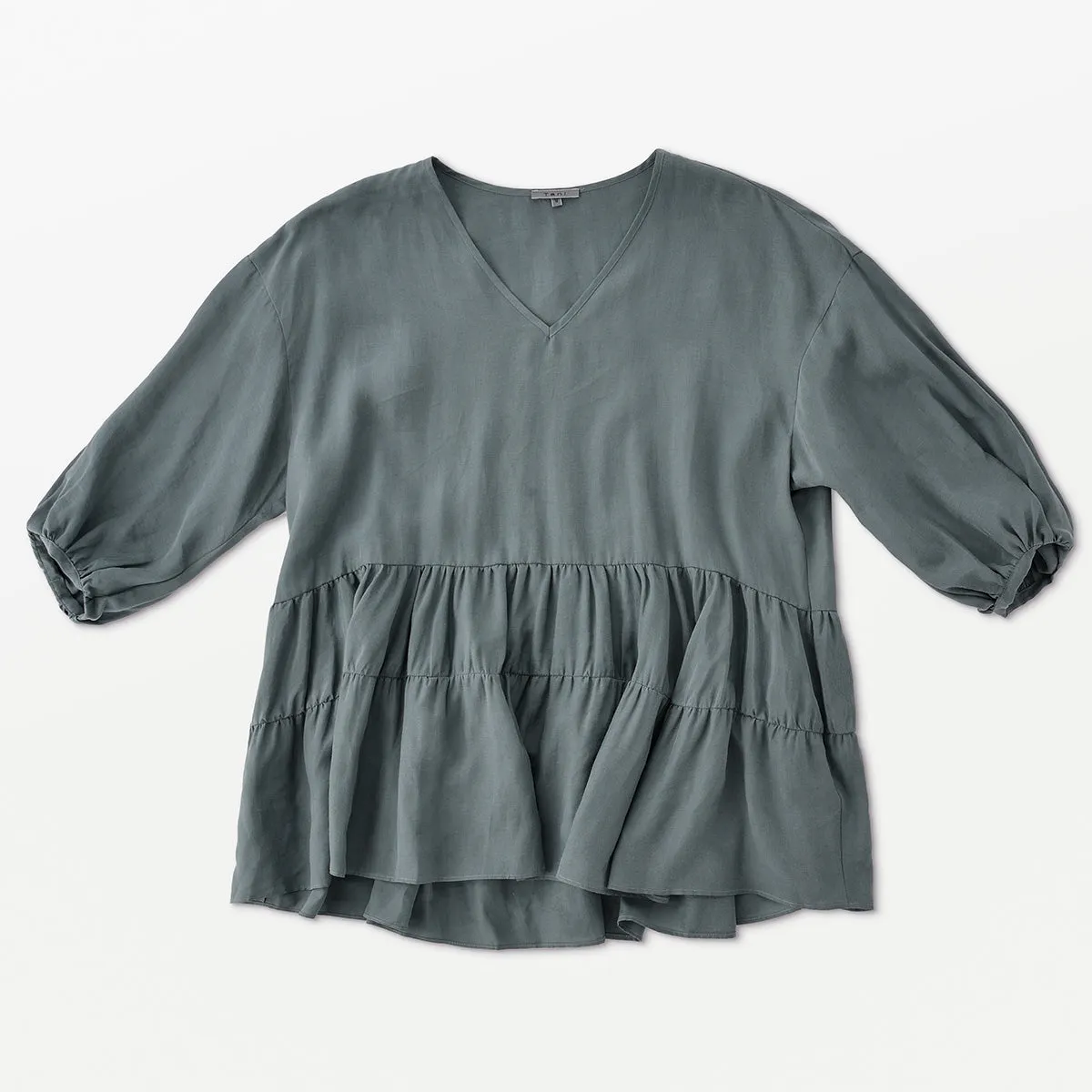 Flow TENCEL™ LUXE Puffed Sleeve Blouse