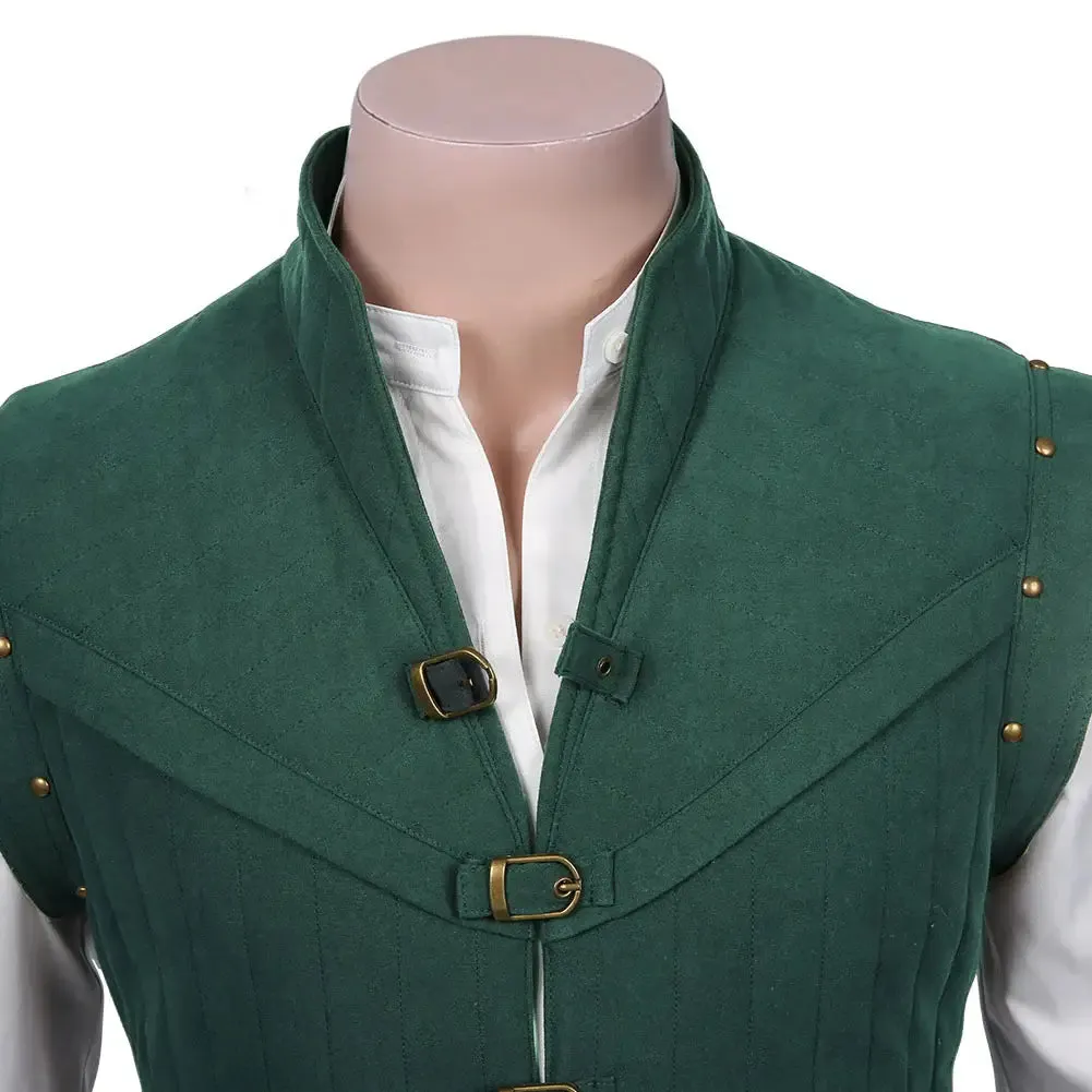Flynn Rider Costume Vest Shirt Outfits Halloween Carnival Theme Party Cosplay