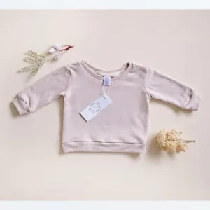 Fox and Poppy Bamboo Cotton Pull Over Kids - Oat