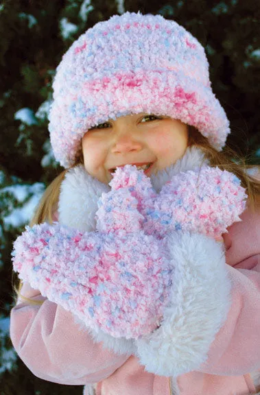 Free Confetti Hat & Mittens Knit Pattern